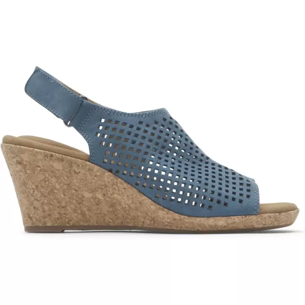 Rockport Women's Briah Perf Sling Wedge Sandal