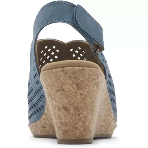 Rockport Women's Briah Perf Sling Wedge Sandal