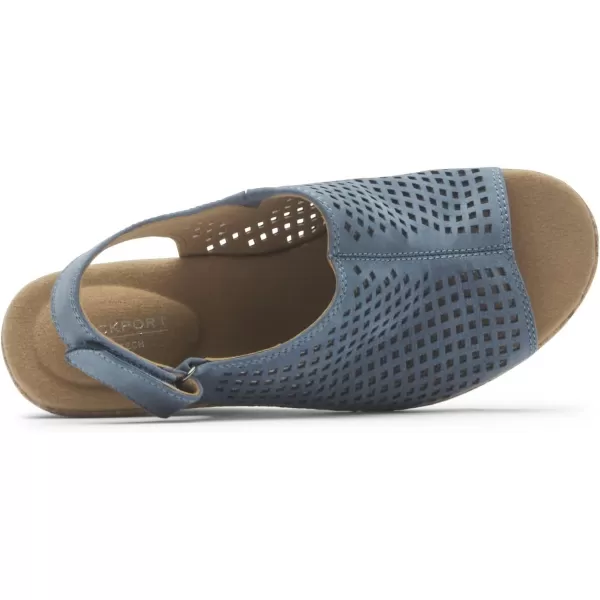 Rockport Women's Briah Perf Sling Wedge Sandal