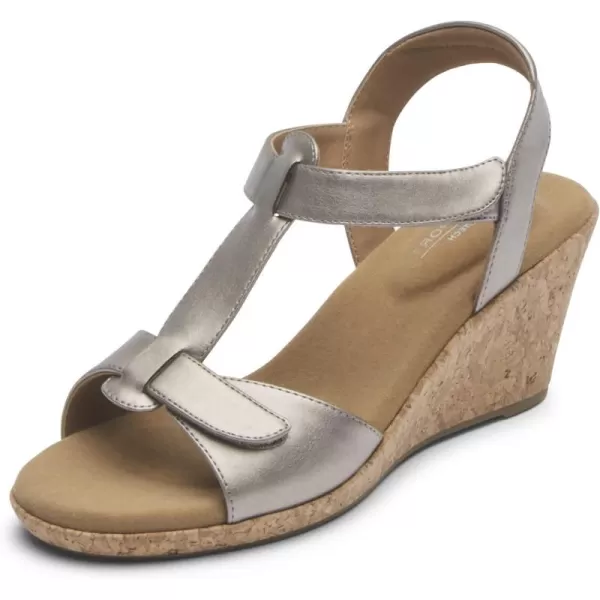 Rockport Women's Blanca T Strap Wedge Sandal