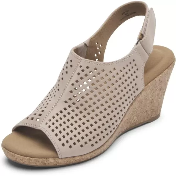 Rockport Women's Briah Perf Sling Wedge Sandal