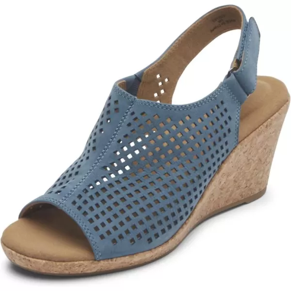 Rockport Women's Briah Perf Sling Wedge Sandal