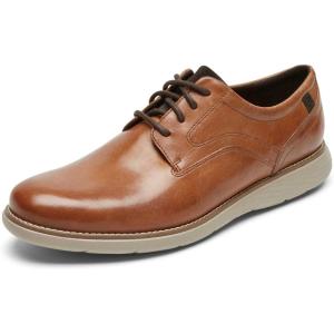 imageRockport Mens Garett Plain Toe OxfordCaramel