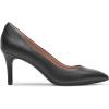 imageRockport Womens Total Motion 75mm Pointed Toe PumpBlack Texture Leather