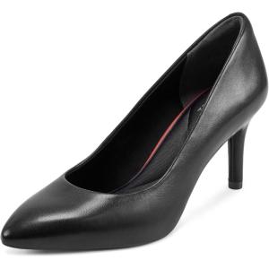 imageRockport Womens Total Motion 75mm Pointed Toe PumpBlack Leather