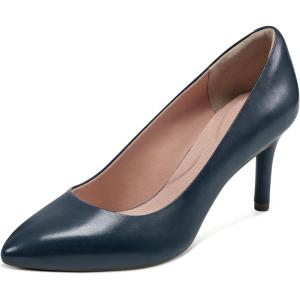 imageRockport Womens Total Motion 75mm Pointed Toe PumpNavy Leather