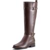 imageRockport Womens Harper Wide Calf Knee High BootDark Brown Leather