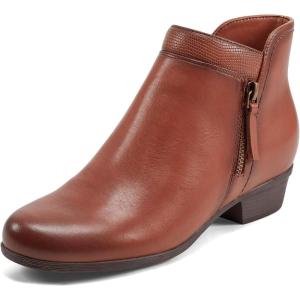 imageRockport Womens Carly Bootie Ankle BootMedium Natural Leather