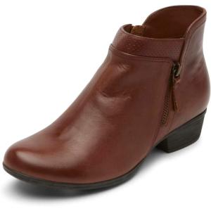 imageRockport Womens Carly Bootie Ankle BootTan Leather