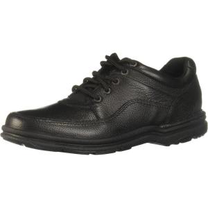 imageRockport Mens World Tour Classic Walking ShoeBlack Tumbled Leather