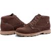 imageRockport Mens Seamus Waterproof Boot AnkleDark Brown Suede