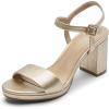 imageRockport Womens Tabitha TwoStrap Heeled SandalStarlight Synthetic