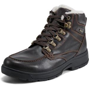 imageRockport Mens Ezra Waterproof Boot AnkleDark Brown Leather