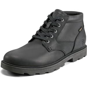 imageRockport Mens Seamus Waterproof Boot AnkleBlack Leather