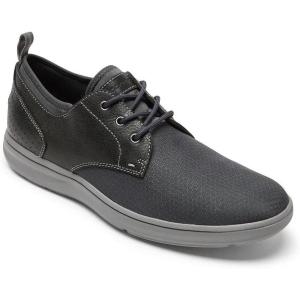 imageRockport Zaden Plain Toe Ox Mens OxfordDark Shadow LeatherSuedeRipstop