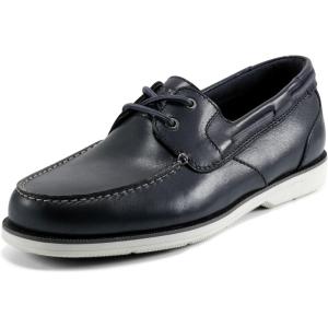 imageRockport Southport Boat Shoe Mens Slip OnDark Blue Leather