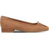 imageRockport Womens Sadie Square Toe Slipon Ballet Dress FlatsNatural Leather