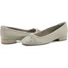 imageRockport Womens Sadie Square Toe Slipon Ballet Dress FlatsStone Moss Suede