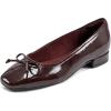 imageRockport Womens Sadie Square Toe Slipon Ballet Dress FlatsDark Red