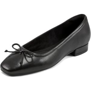 imageRockport Womens Sadie Square Toe Slipon Ballet Dress FlatsBlack