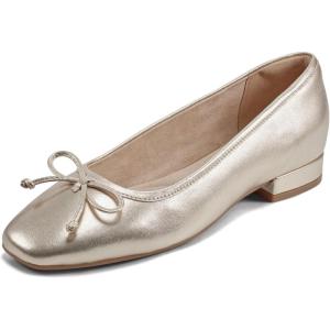 imageRockport Womens Sadie Square Toe Slipon Ballet Dress FlatsGold