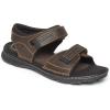 imageRockport Mens Darwyn Quarter Strap Platform Slide SandalBrown Ii Leather