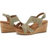 imageRockport Womens Belis Wedge SandalGreen Suede