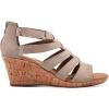 imageRockport Womens Briah Gladiator Wedge SandalNew Taupe Nubuck