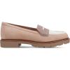 imageRockport Womens Kacey Penny Loafer FlatLight Natural Suede Multi