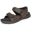 imageRockport Mens Darwyn Quarter Strap Platform Slide SandalBrown Ii Leather