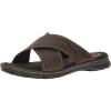imageRockport Mens Darwyn Xband Slide SandalBrown Ii Leather