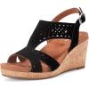 imageRockport Womens Belis Wedge SandalBlack Suede