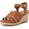 imageRockport Womens Bessa Wedge SandalCognac Leather