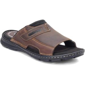 imageRockport Mens Darwyn 2 Slide SandalBrown 2 Leather