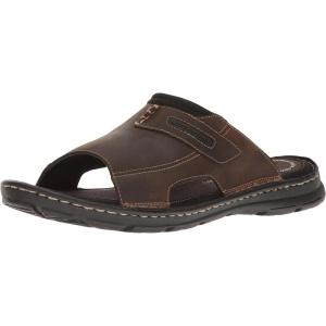 imageRockport Mens Darwyn 2 Slide SandalBrown Ii Leather