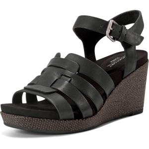 imageRockport Womens Bessa Wedge SandalBlack Leather