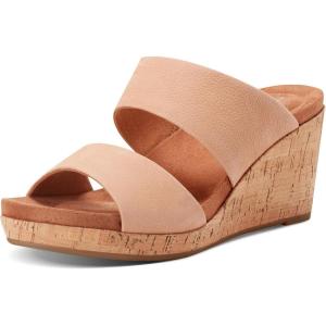 imageRockport Womens Briah 2 Slide Wedge SandalBeige Leather