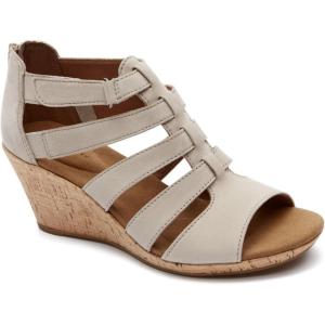 imageRockport Womens Briah Gladiator Wedge SandalTaupe