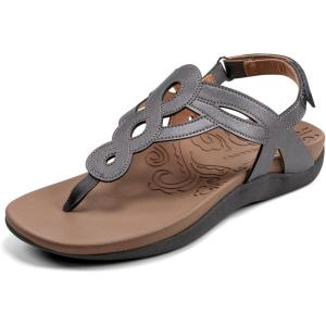 imageRockport Womens Ramona Flat SandalPewter