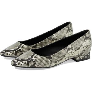 imageRockport Womens Tessa Ballet FlatBlackWhite Snake Multi