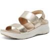 imageRockport Womens Qwera Wedge SandalGold