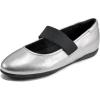 imageRockport Womens Aver Ballet FlatSilver Leather