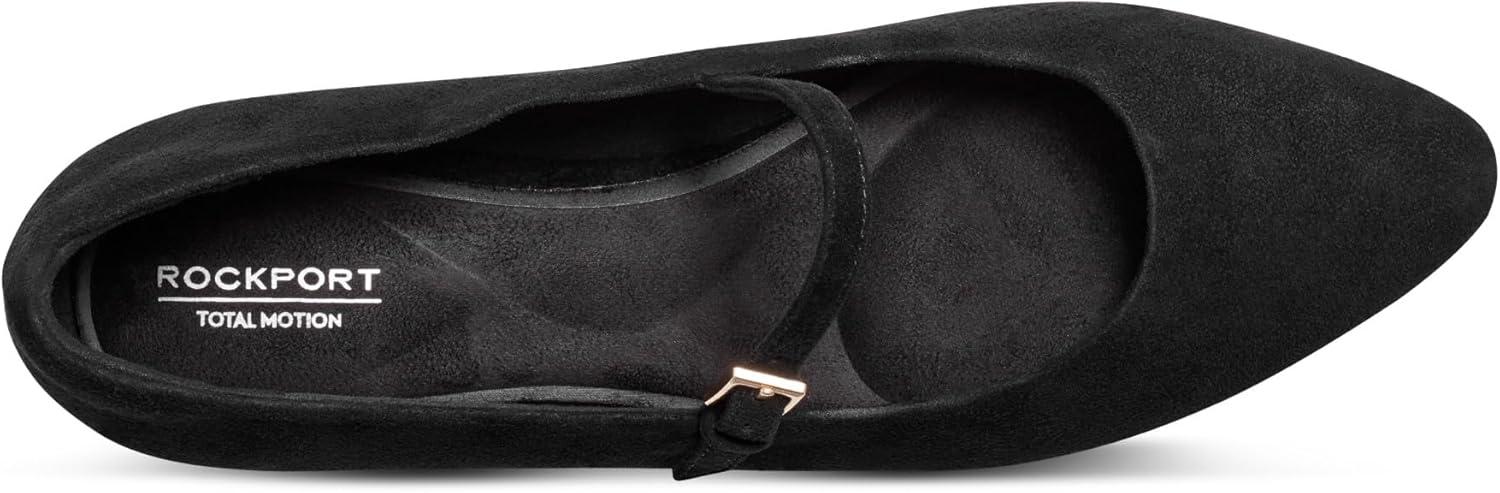 imageRockport Womens Taren Mary Jane FlatBlack Suede