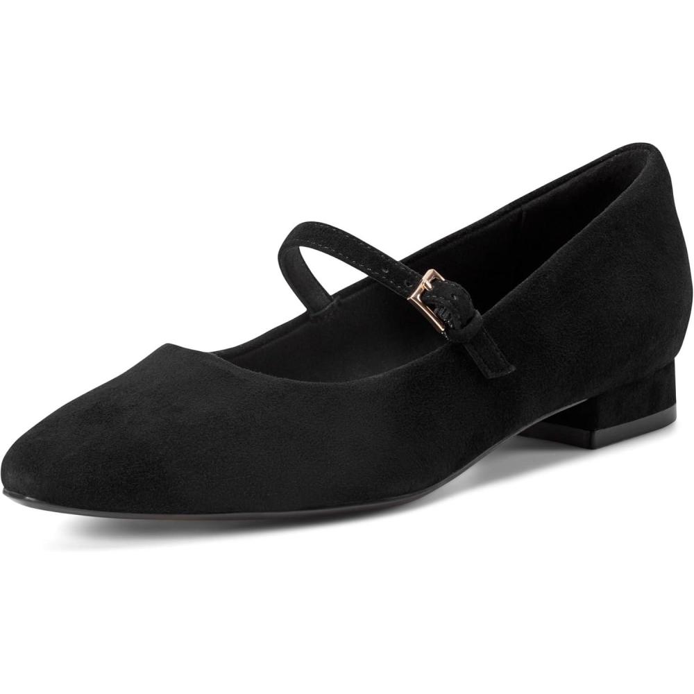 imageRockport Womens Taren Mary Jane FlatBlack Suede