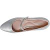 imageRockport Womens Taren Mary Jane FlatSilver Leather