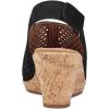 imageRockport Womens Briah Perforated Slingback SandalBlack Nubuck
