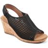 imageRockport Womens Briah Perforated Slingback SandalBlack Nubuck