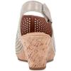 imageRockport Womens Briah Perforated Slingback SandalMetallic Khaki Leather