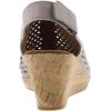 imageRockport Womens Briah Perforated Slingback SandalMetallic Khaki Leather