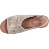imageRockport Womens Briah Perforated Slingback SandalMetallic Khaki Leather